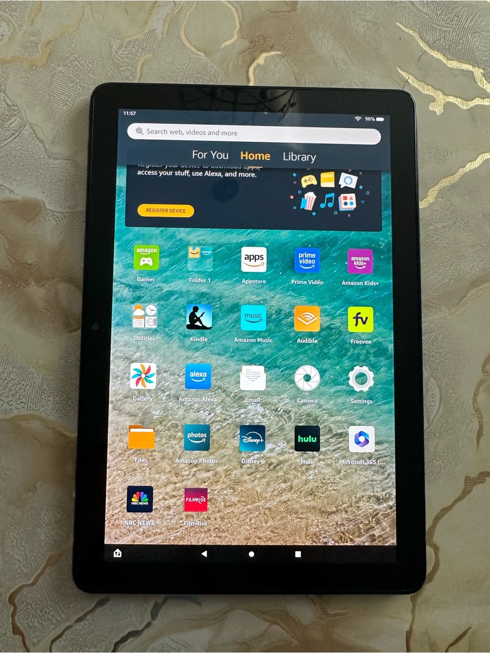 Amazon Fire Tablet - Black - 10-inch (Wi‑Fi)